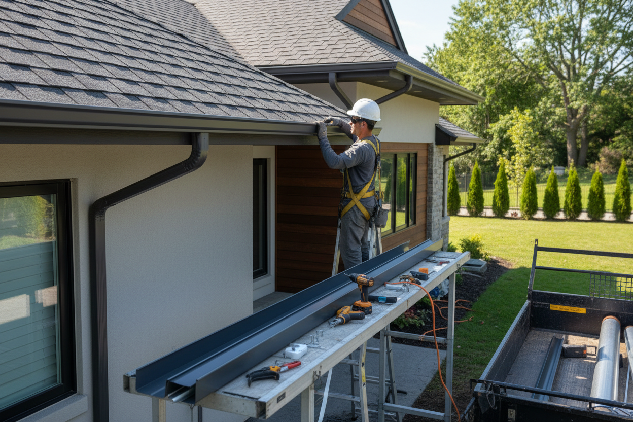 Dit is hoe je jouw dakgoot snel bekleed met Zincover EPDM!