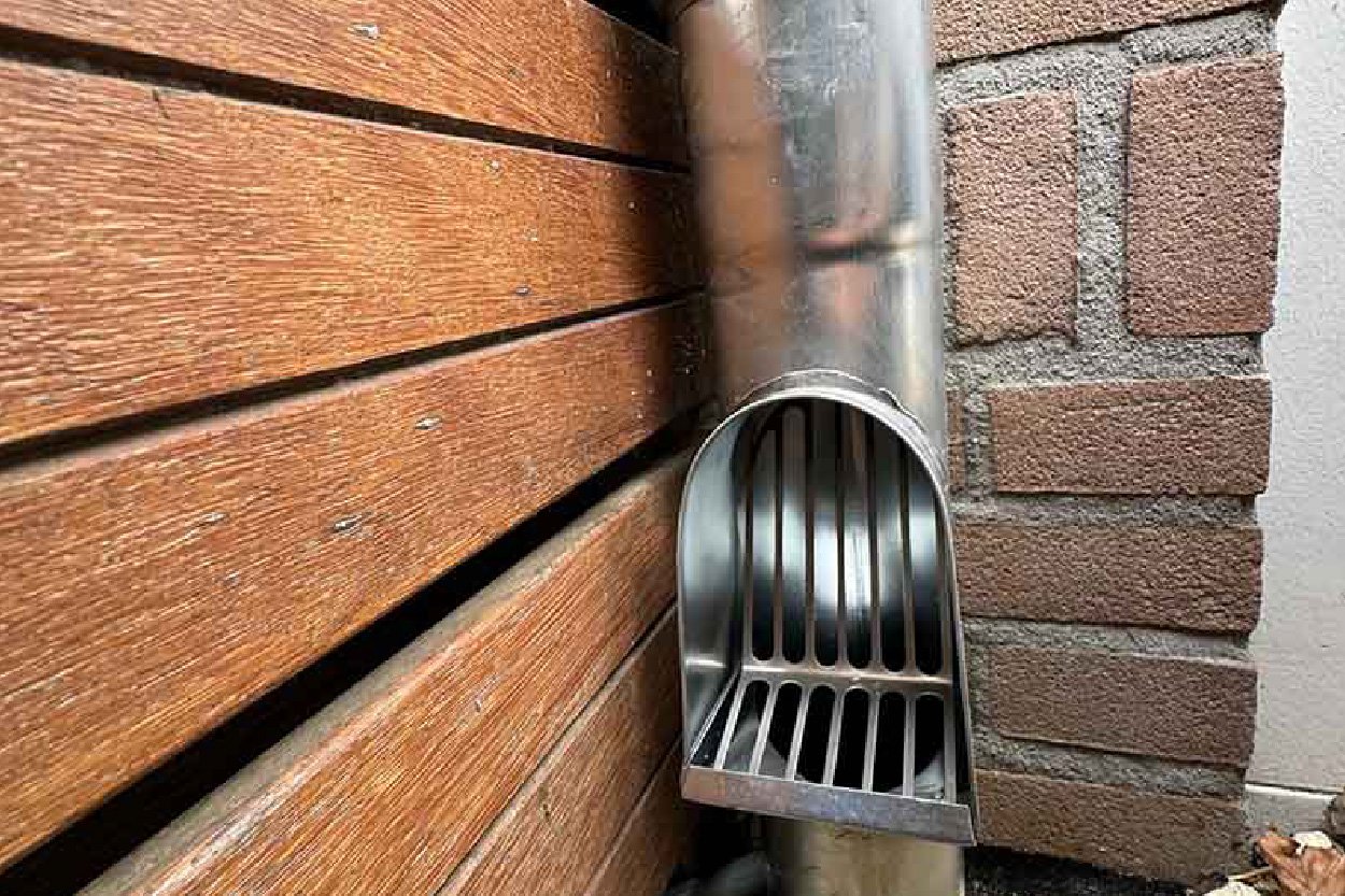 Bladvanger Regenpijp - Aluminium op kleur