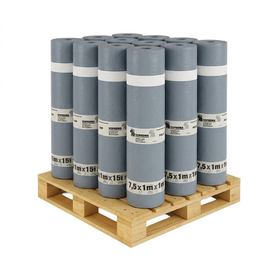 Soprema Zelfklevende Onderlaag PALLET AANBIEDING | 7.5x1 Meter