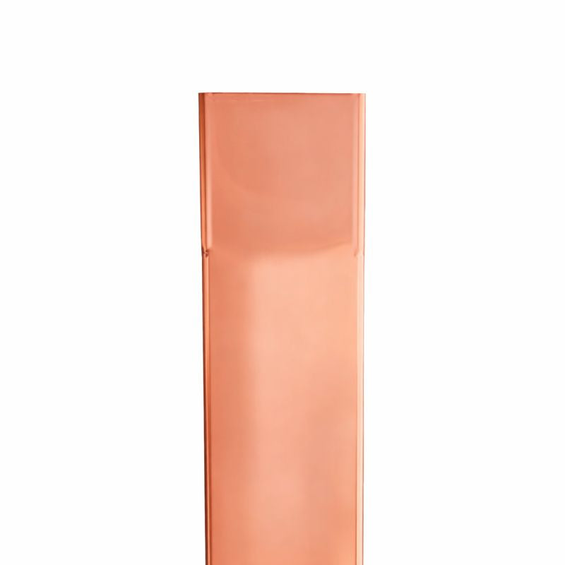 Koperen Regenpijp Vierkant Lengte 3 meter | 80 x 80 mm (prijs per meter)