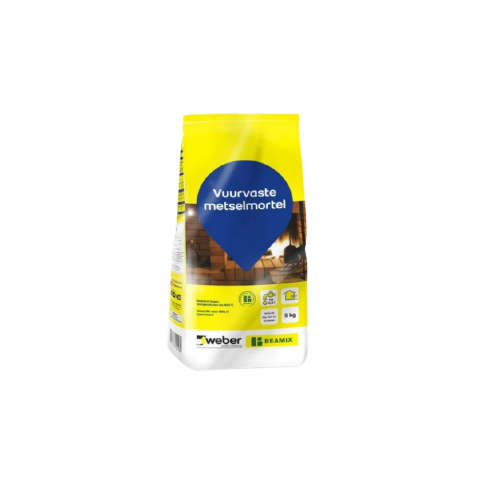 Beamix Metselmortel Vuurvast 5 Kg