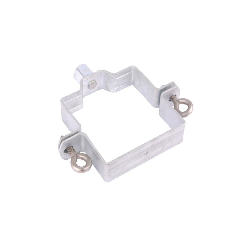 Beugel Zink Vierkant Combimoer M8/M10 | 80 x 80 mm
