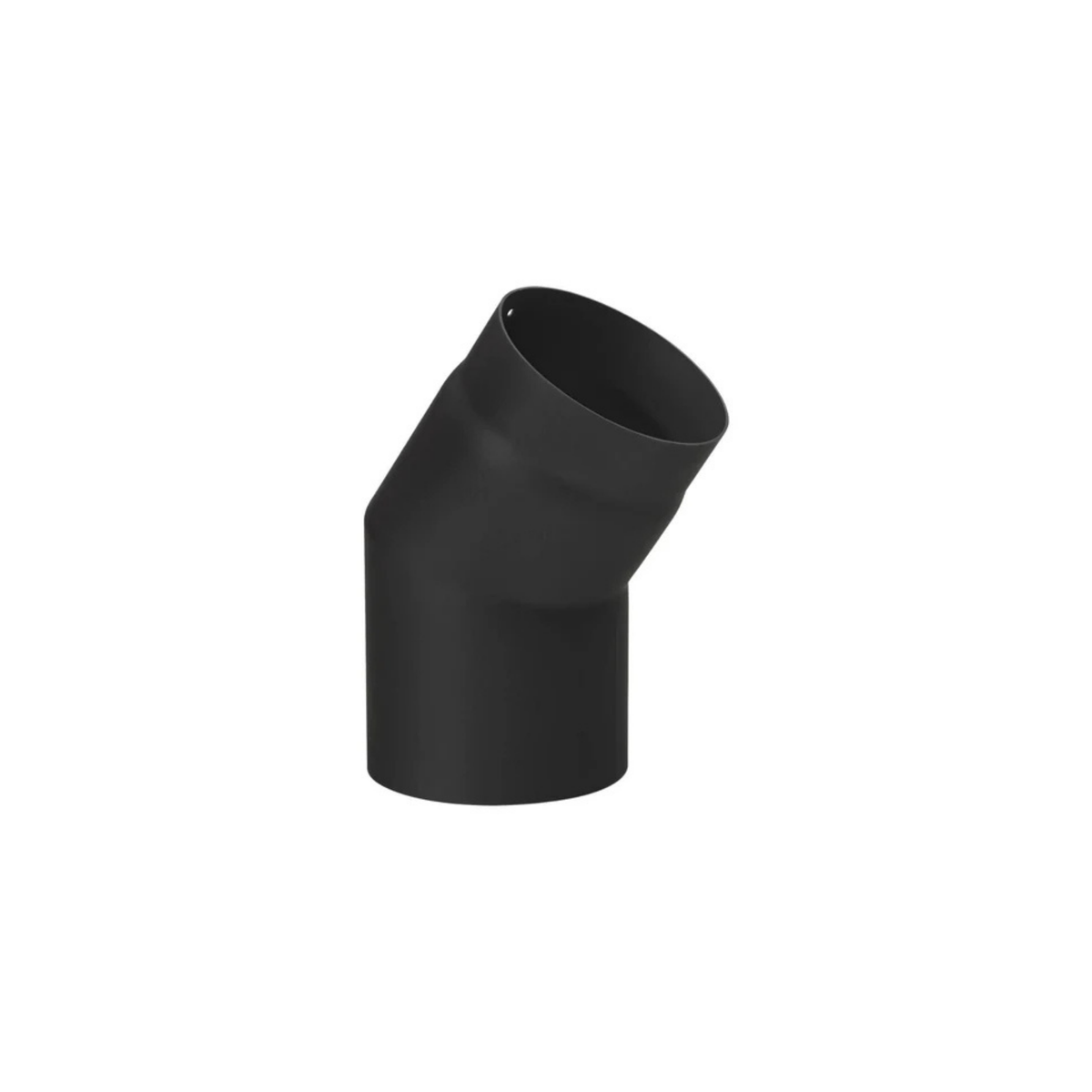 Bocht 30° Zwart Staal 2mm Ø130 mm
