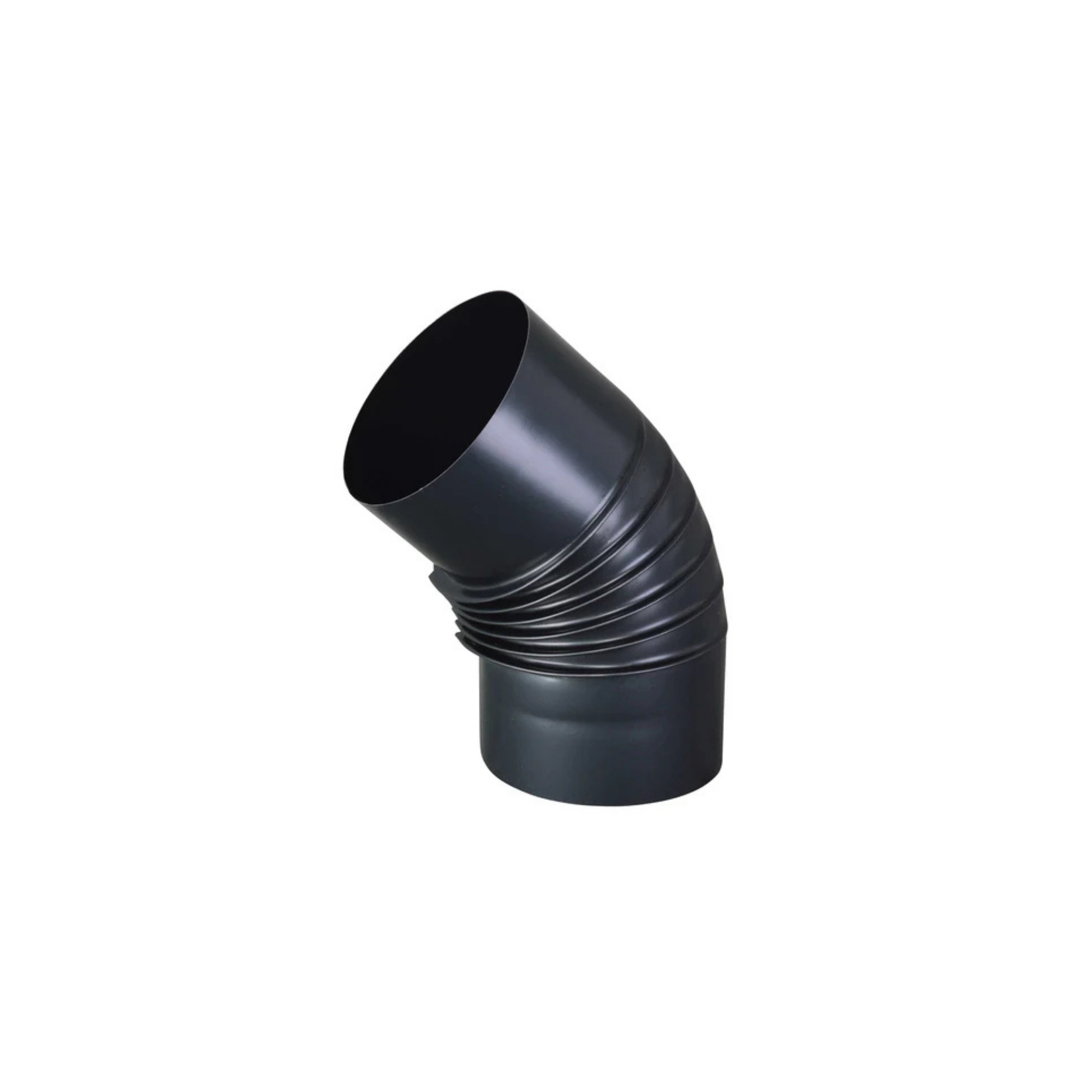 Bocht 45° | Ø130 mm | Blauw Gegloeid