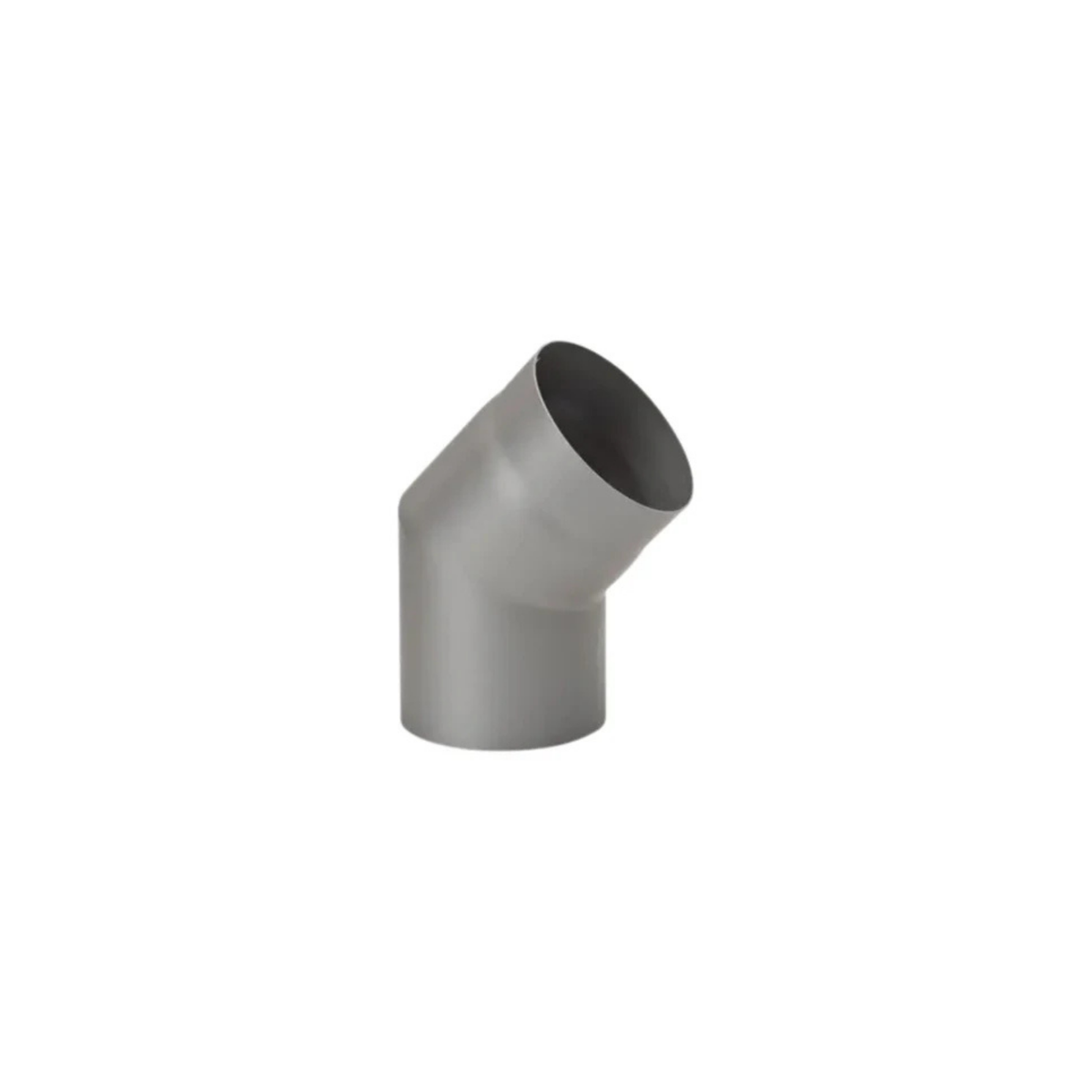 Bocht 45° Antraciet Staal 2mm Ø150 mm
