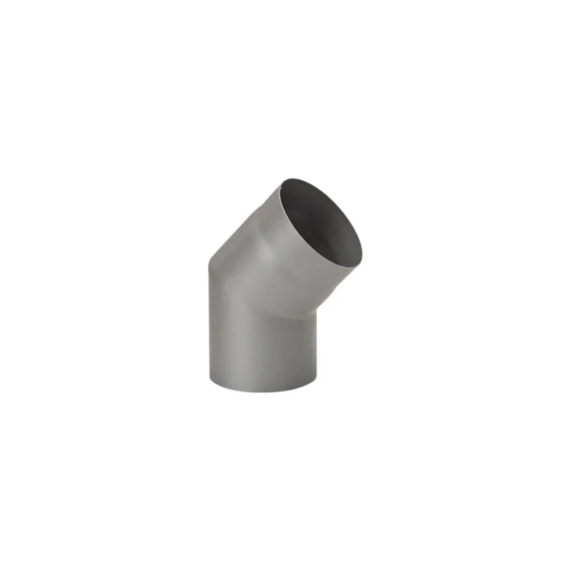 Bocht 45° Antraciet Staal 2mm Ø150 mm
