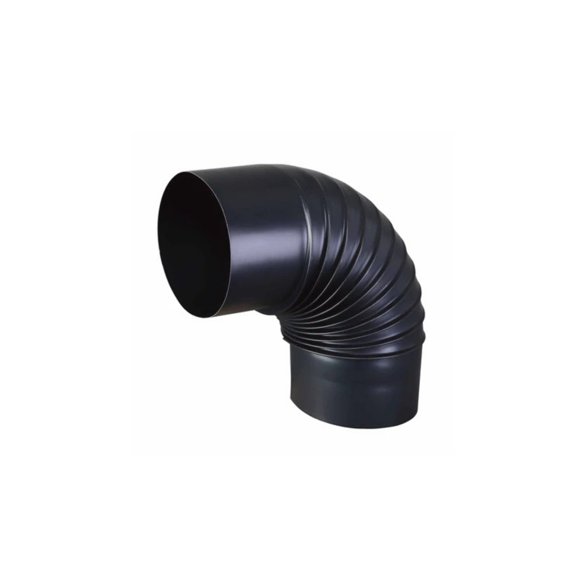 Bocht 90° | Ø150 mm | Blauw Gegloeid

