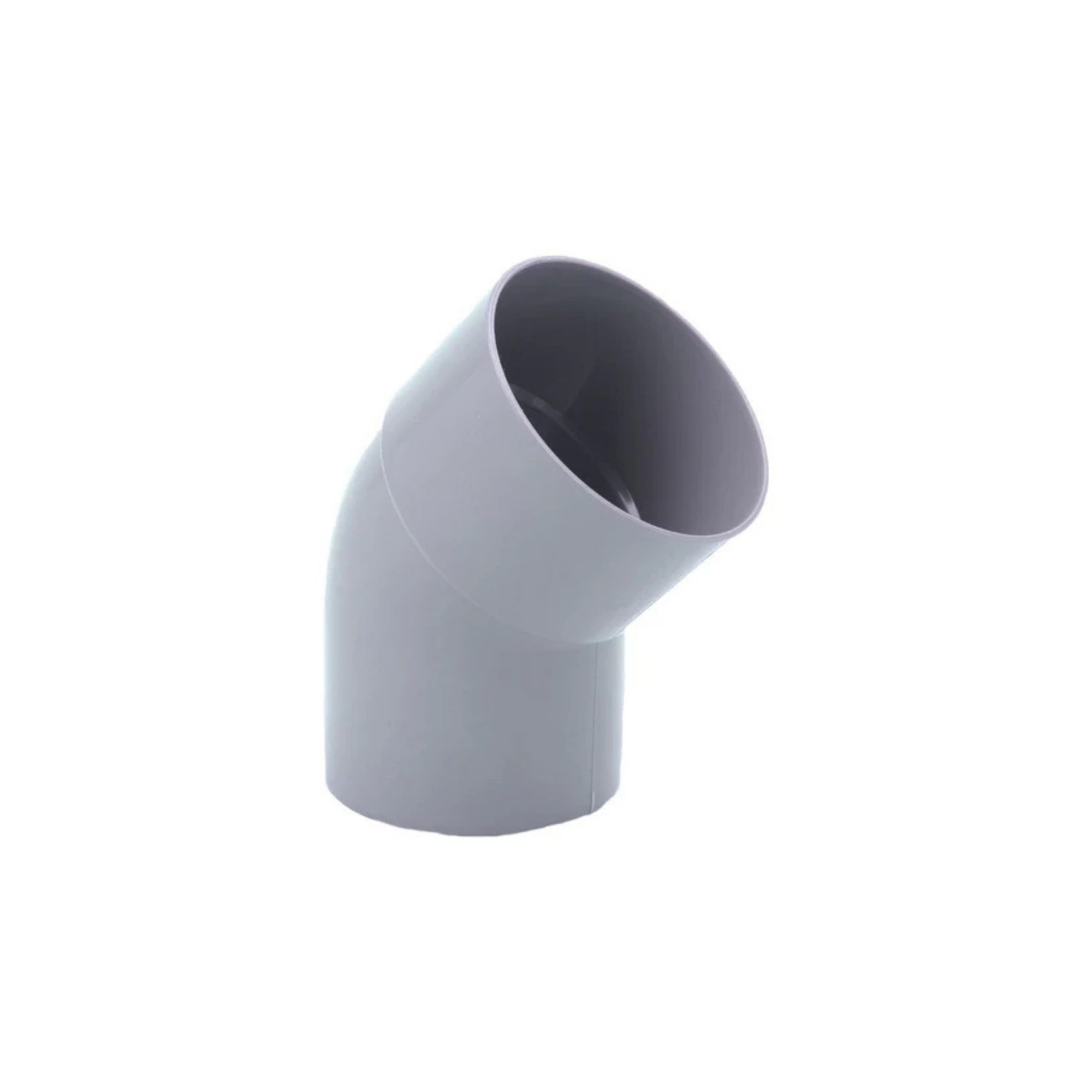 Bocht Pvc Grijs Ø70 mm 45° Lv Mof/Spie
