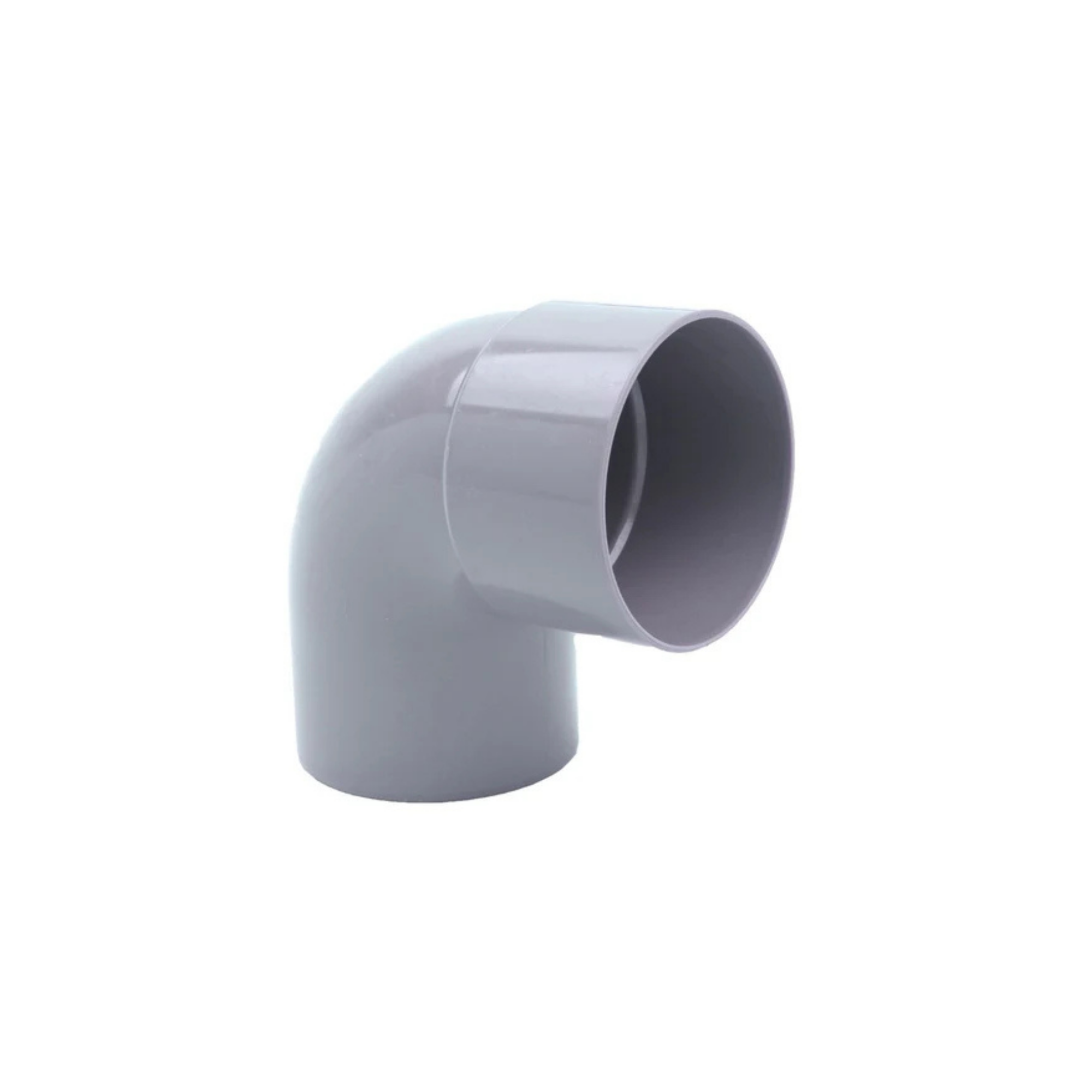 Bocht Pvc Grijs Ø70 mm 87° Lv Mof/Spie
