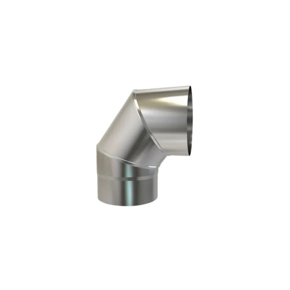 Bocht Rvs 90° EW Ø150 mm
