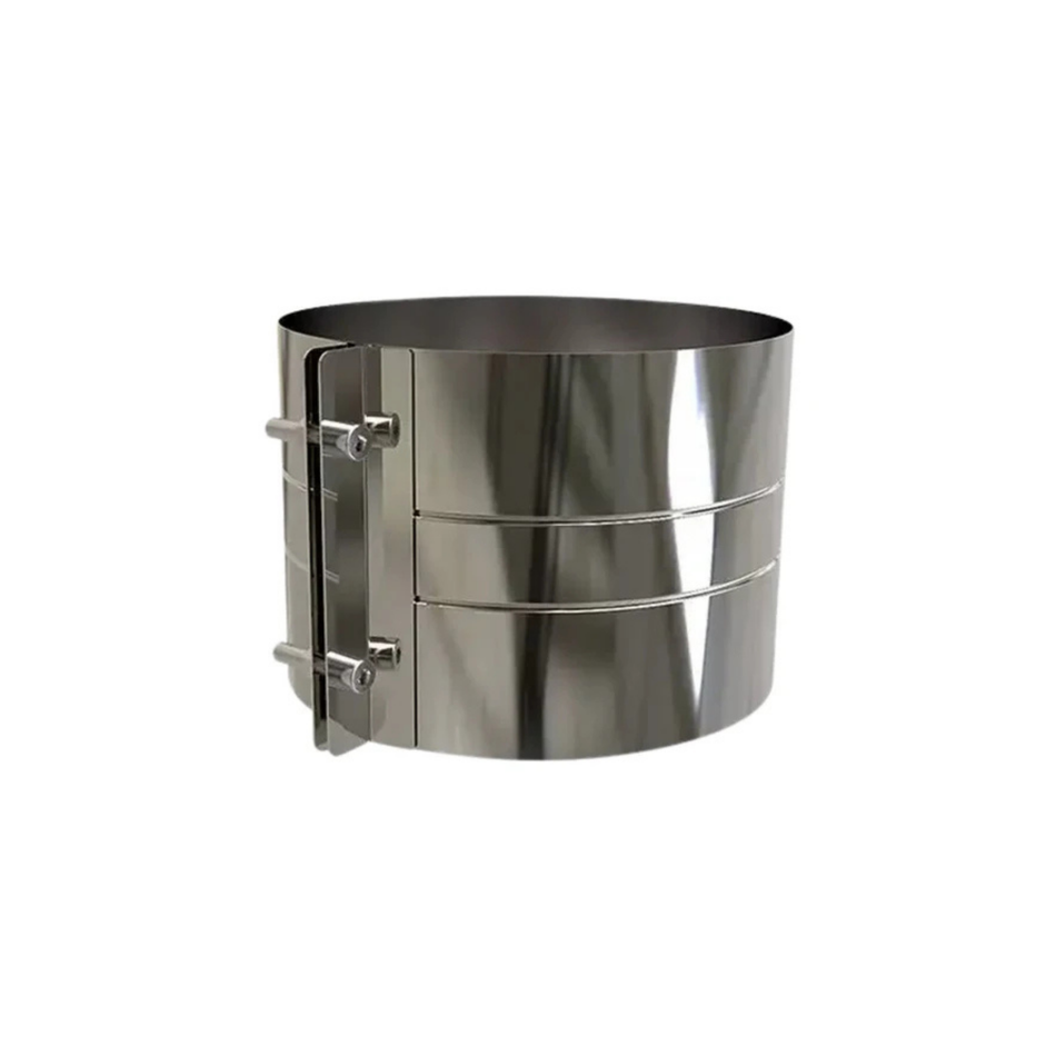 Brede Klemband | TBV DW RVS Ø125 mm | TBV EW Ø175 mm