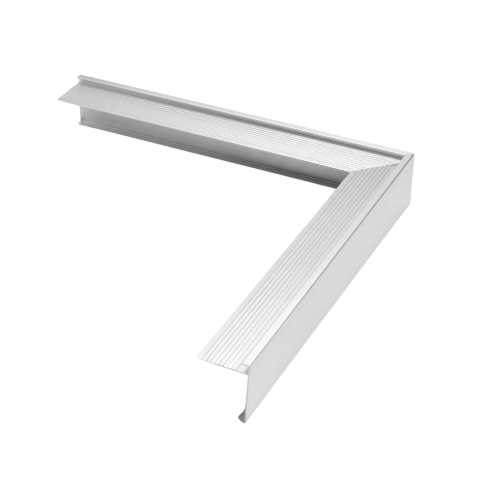 Daktrim Aluminium | 45x45 mm | Buitenhoek