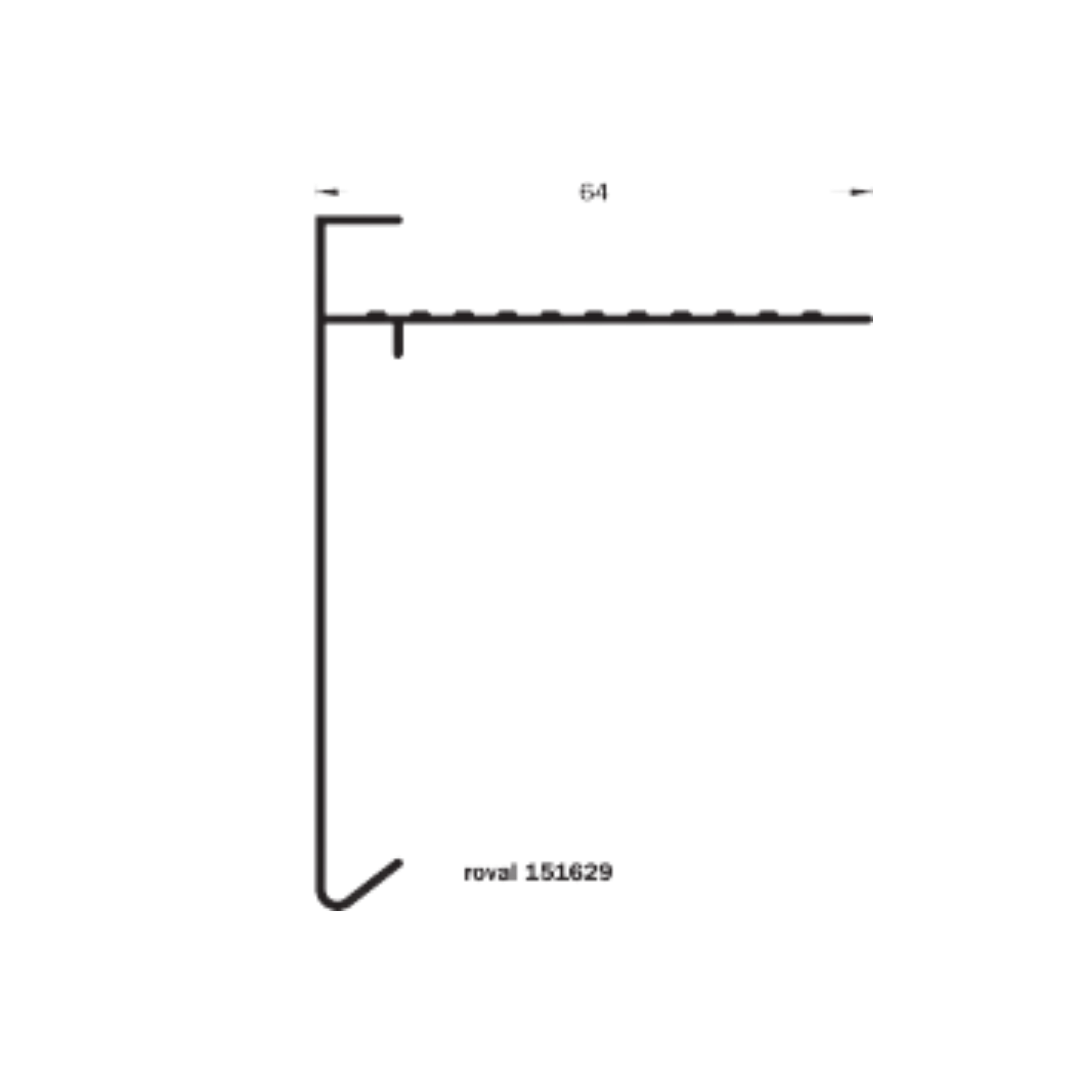 Daktrim Aluminium | 80x64 mm 