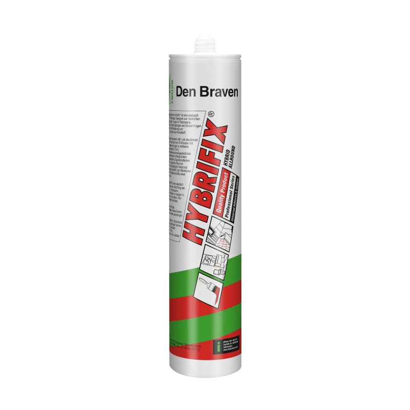 Den Braven Hybrifix Zwart 290 Ml