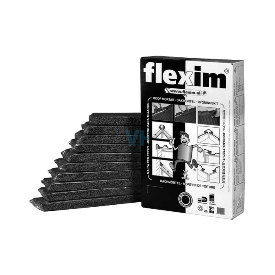 Flexim Dakmortel Zwart 20L