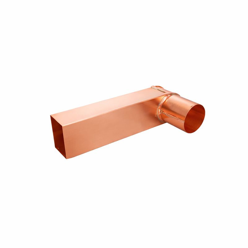 HWA Koper Stadsuitloop 60 x 100 mm | ø100 mm
