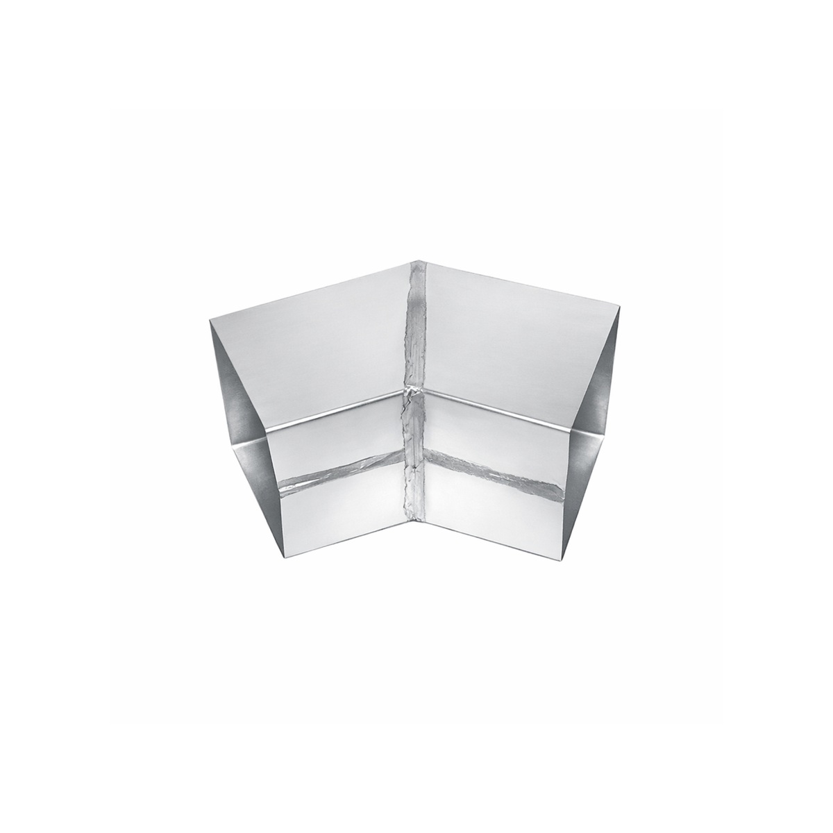 HWA Zink Vierkant Verstekbocht 45° | 80 x 80 mm
