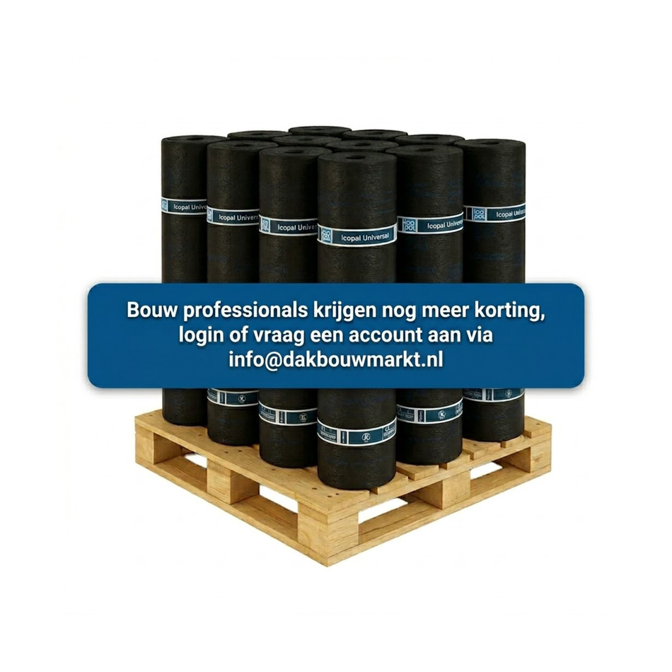 Icopal Universal | 7.5 meter PALLET AANBIEDING
