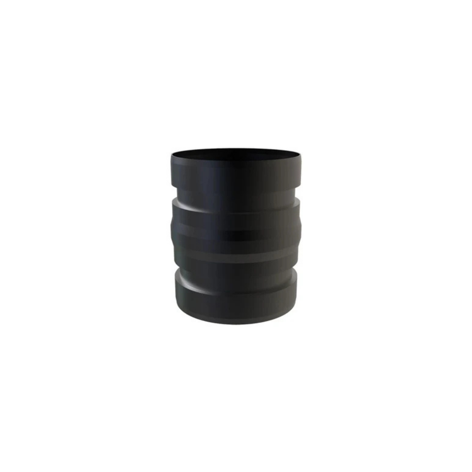 Koppelstuk Man-Man Mat Emaille Ø80 mm