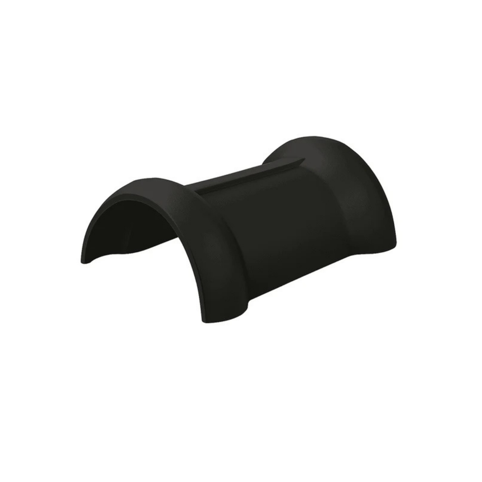 Koramic Zwart Edel Engobe Halfronde Dubbele Wel Vorst Vario 225 mm
