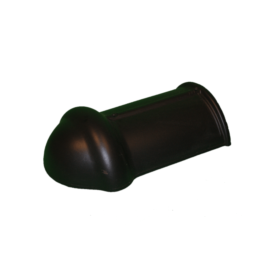 Koramic Zwart Satinet Halfronde Beginkepervorst Vario 225mm