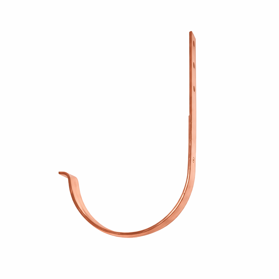 Mastgootbeugel Koper M400 | 30X5 mm | 180° Met Lip
