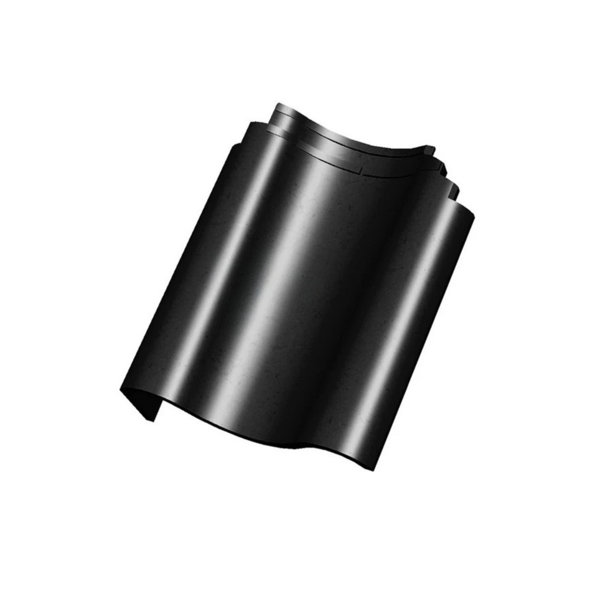 Monier OVH 206 Zwart Glazura Gevelpan Links