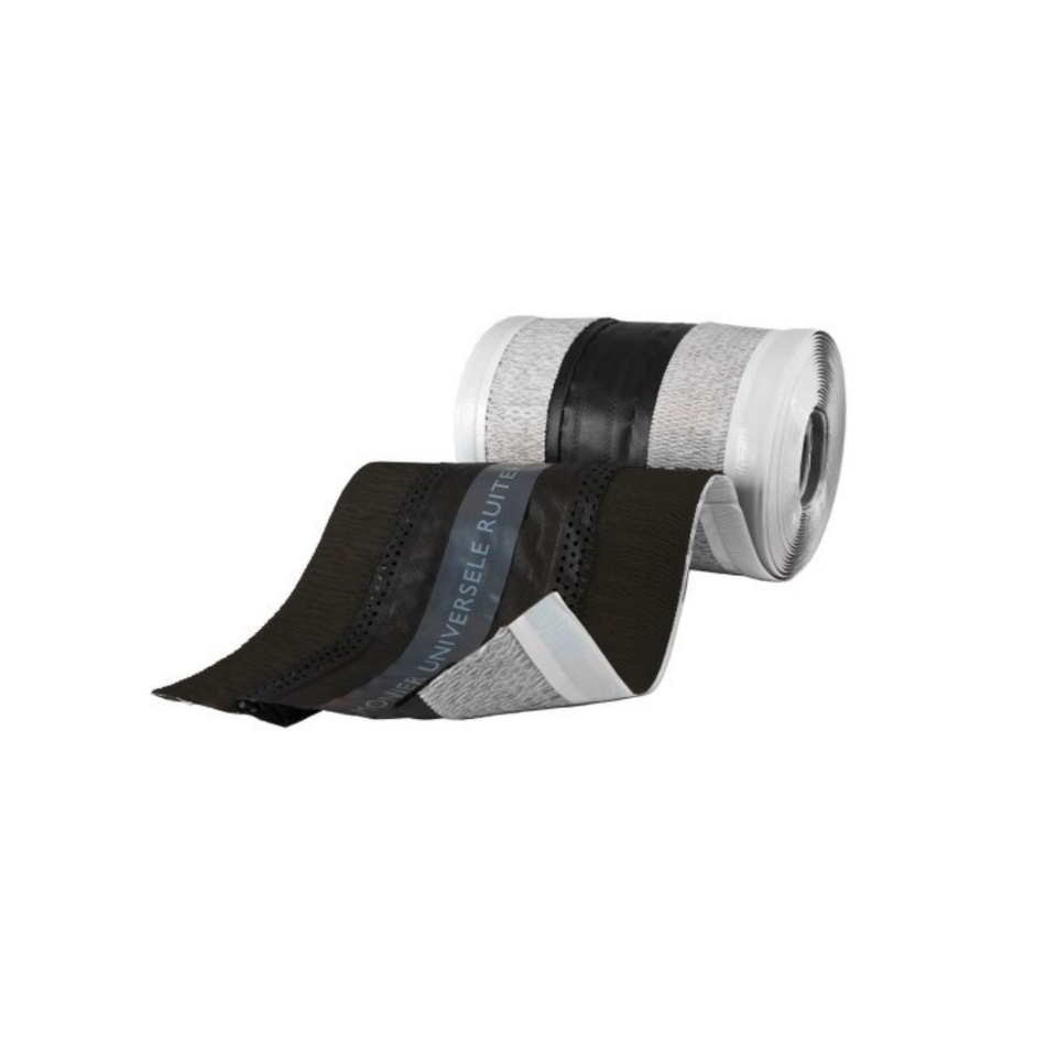 Monier Universele Ruiterrol Optivent 300-340mm Zwart | 5 meter