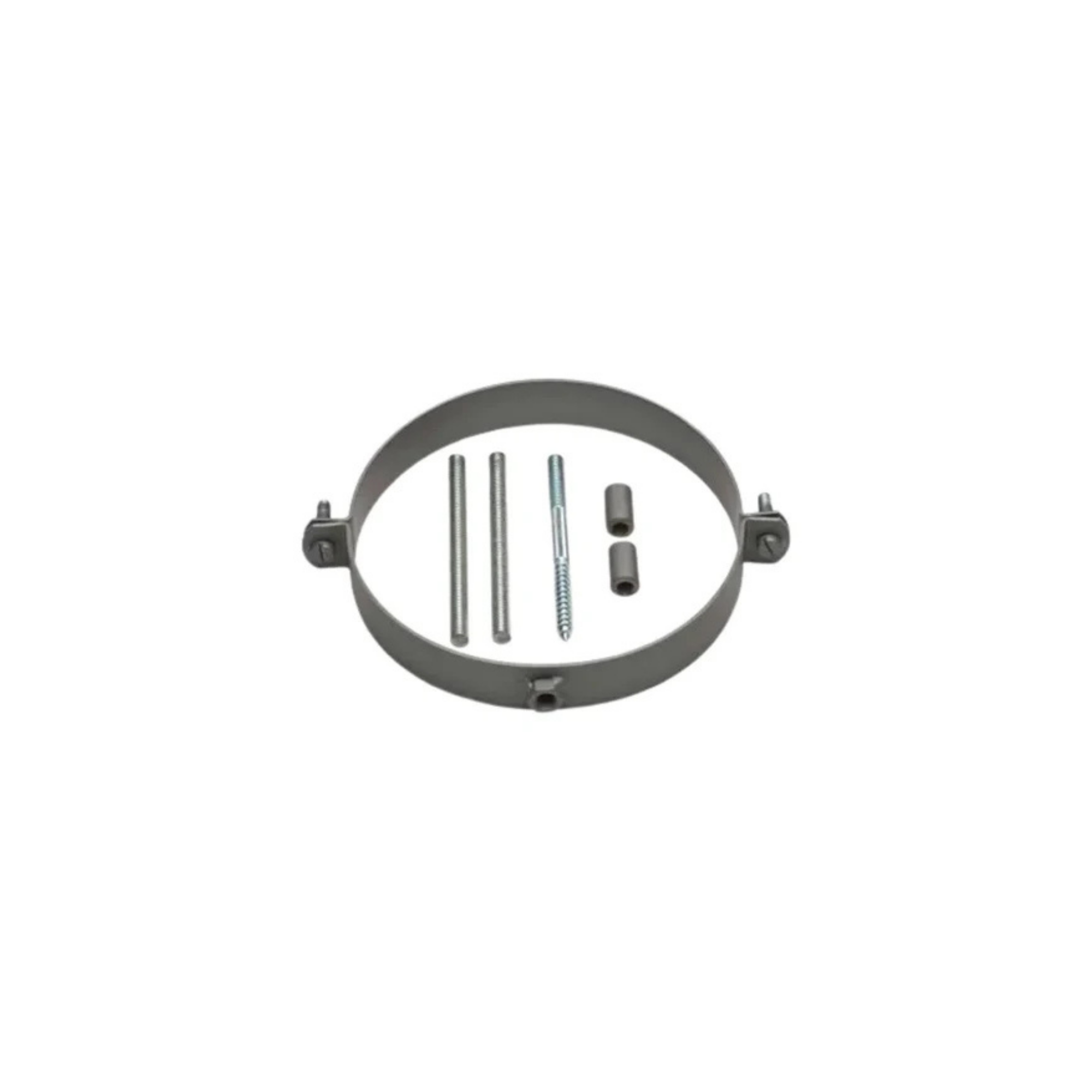 Muurbeugel Antraciet Staal 2mm Ø150 mm
