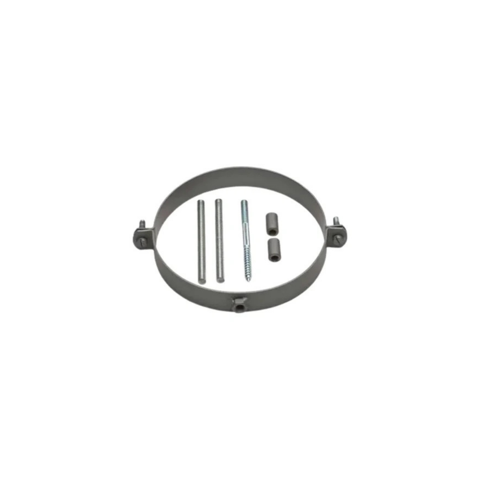 Muurbeugel Antraciet Staal 2mm Ø150 mm
