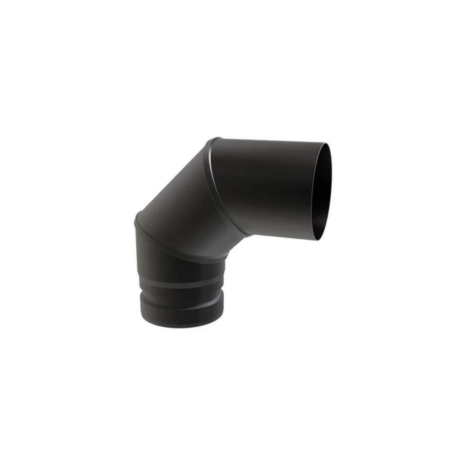 Bocht 90° Mat Emaille Ø80 mm