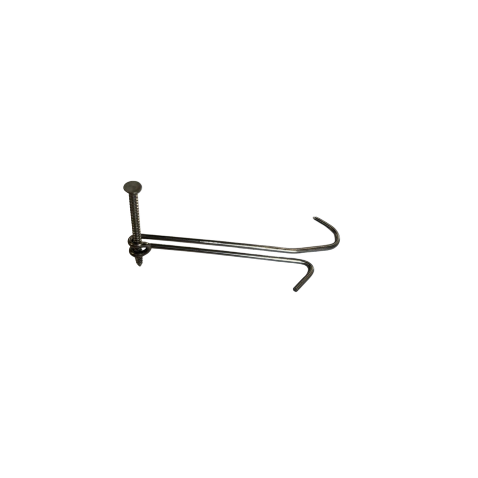 Panhaak Dubbel Rvs Koramic OVH (type 201) 200 Stuks