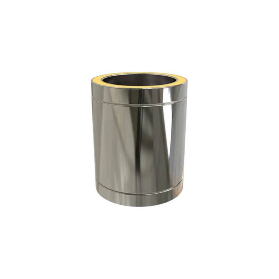 Pijp 25 Cm | TBV Dubbelwandig RVS Ø125 mm