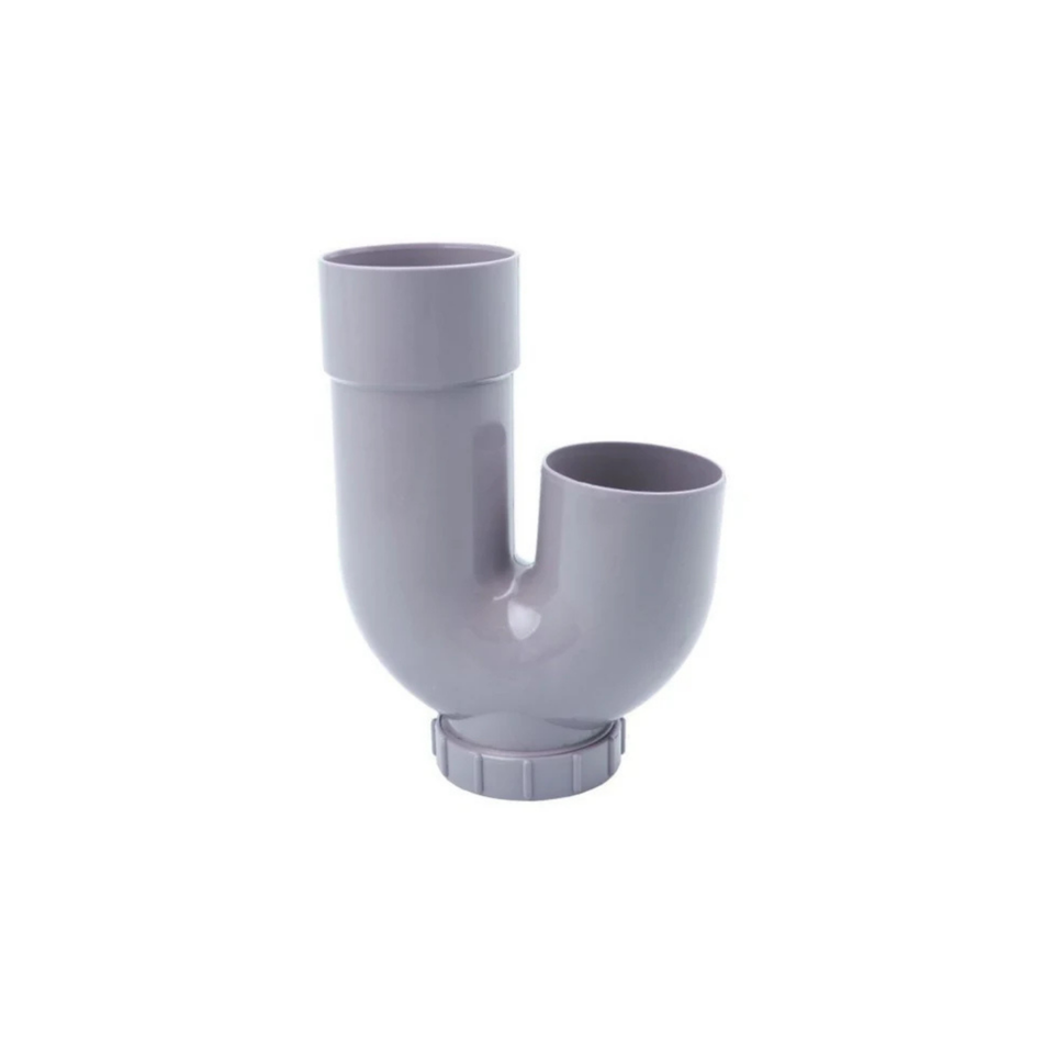 Pvc Hwa Sifon Ø80 mm Grijs Mof/Spie
