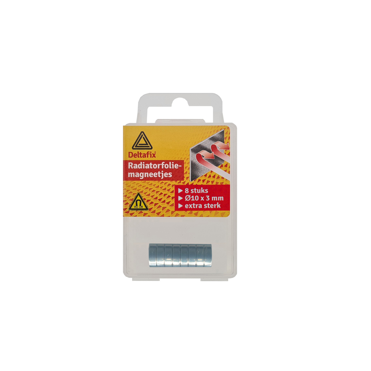 Radiatorfolie Magneten | 8st. | 10 X 3 MM | Voor 6 meter Folie