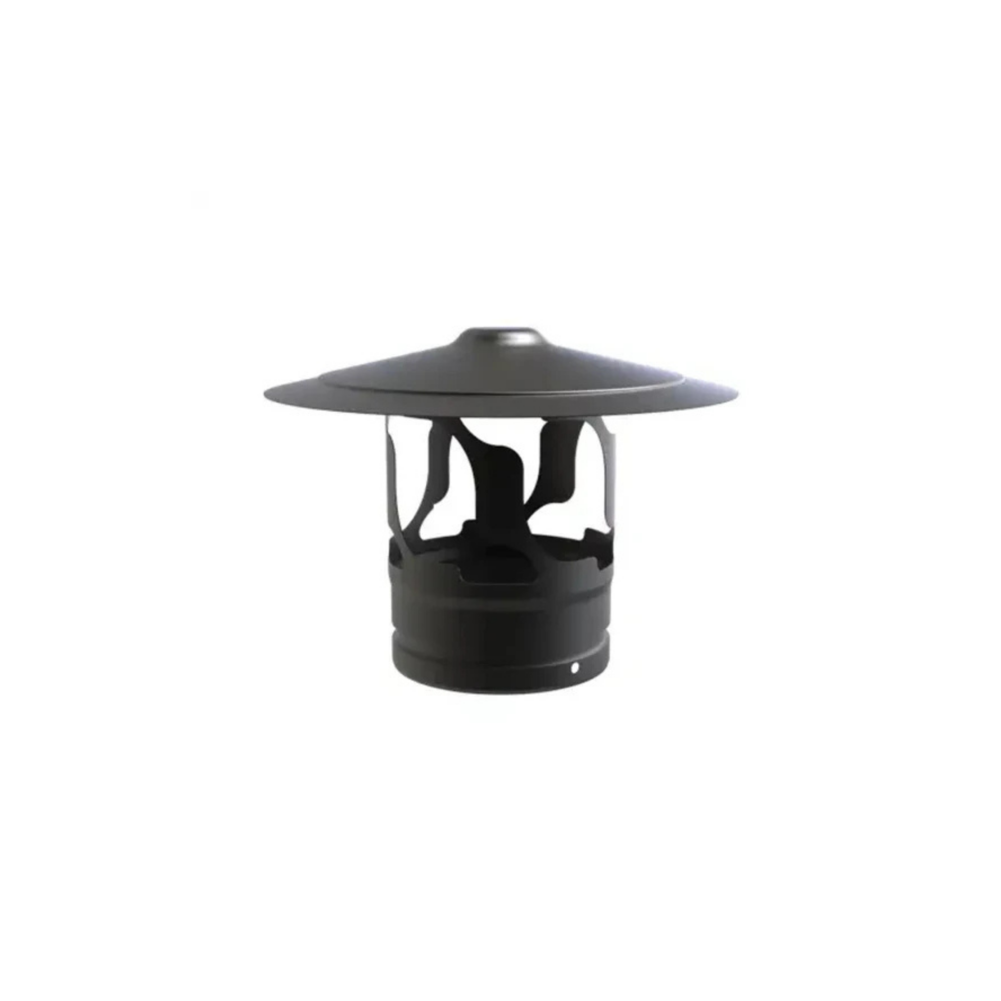 Regenkap Mat Emaille Ø80 mm