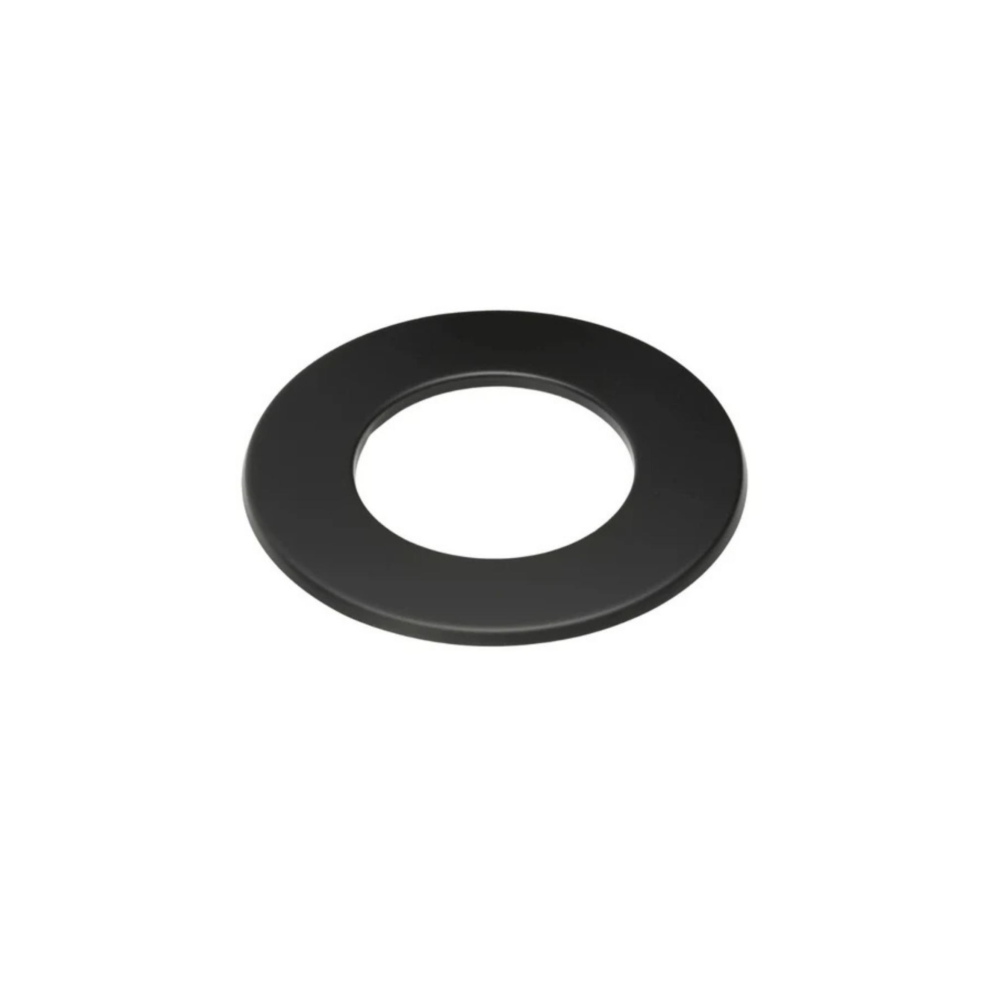 Rozet 9 Cm Zwart Staal 2mm Ø150 (155) mm
