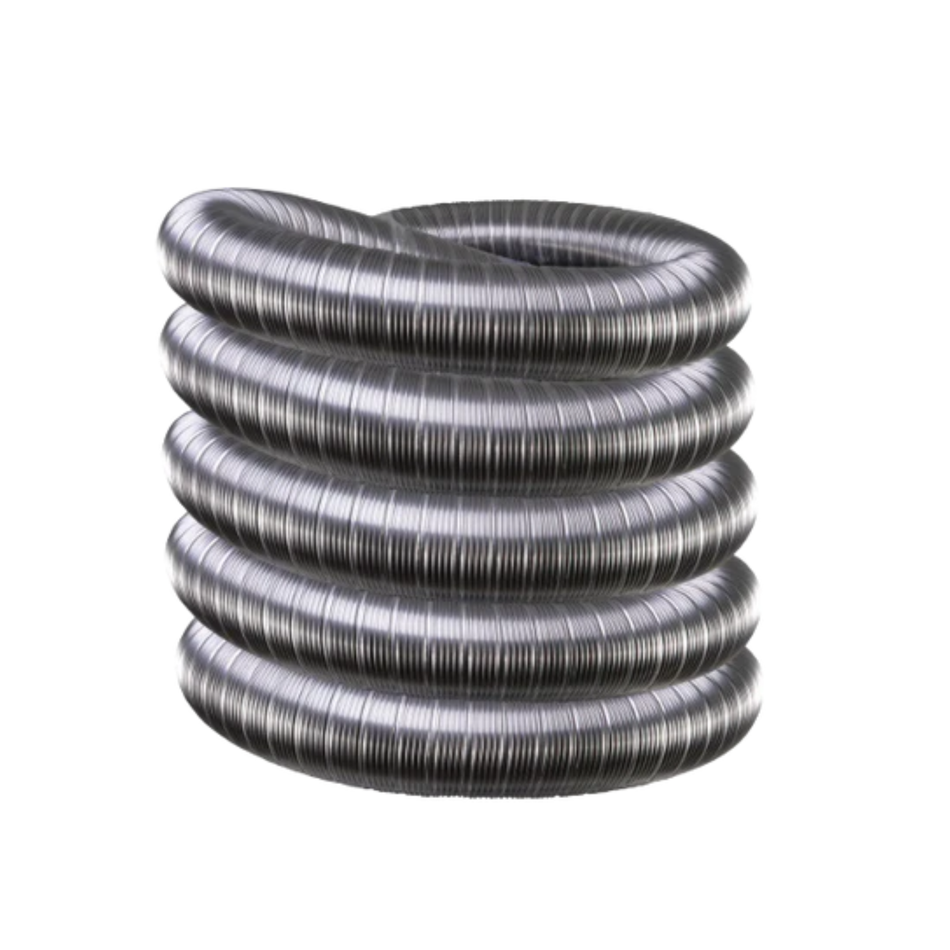 Rvs Flex Buis | Ø100 mm | 10 meter Dubbelwandig
