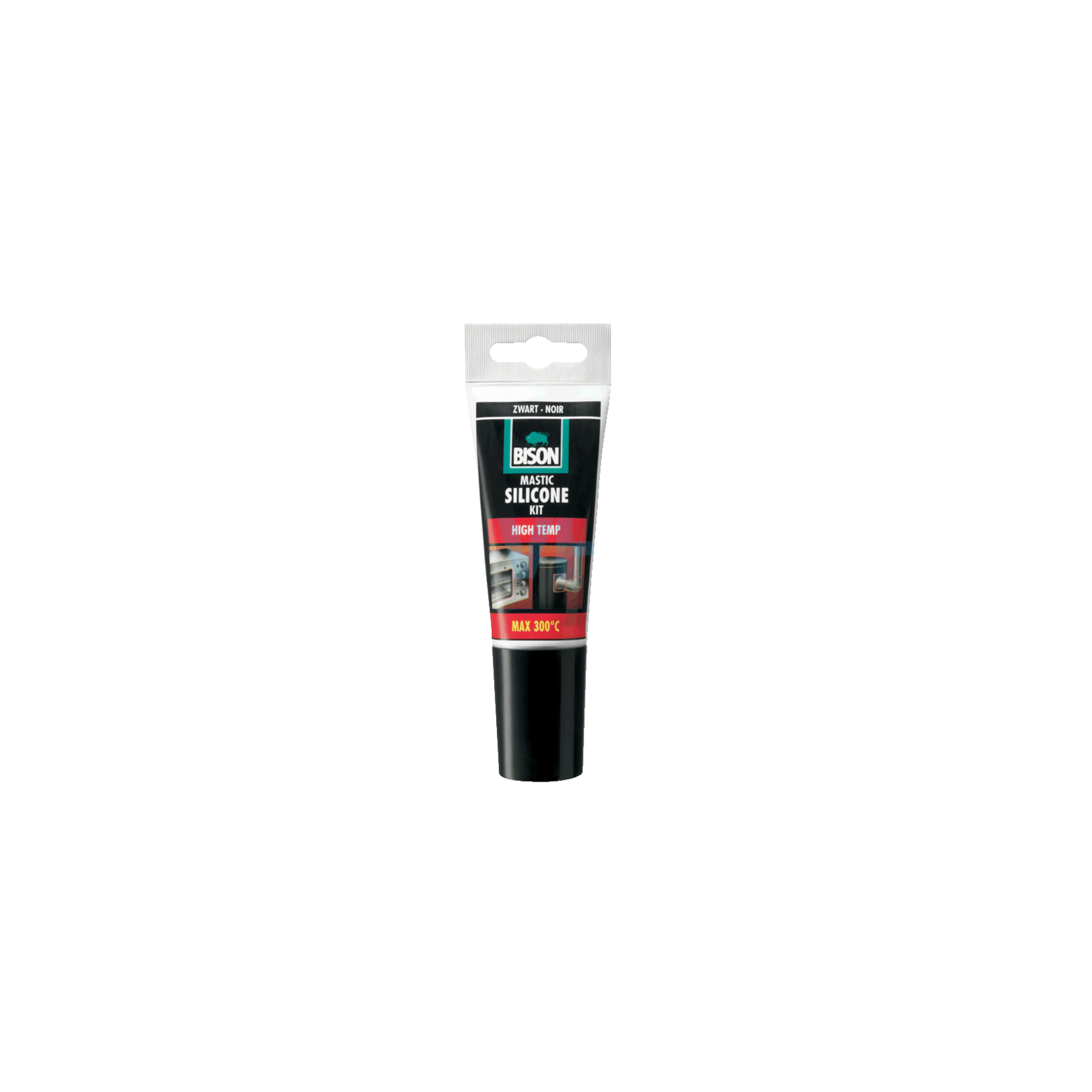 Siliconenkit High Temp Zwart Tube 60 Ml