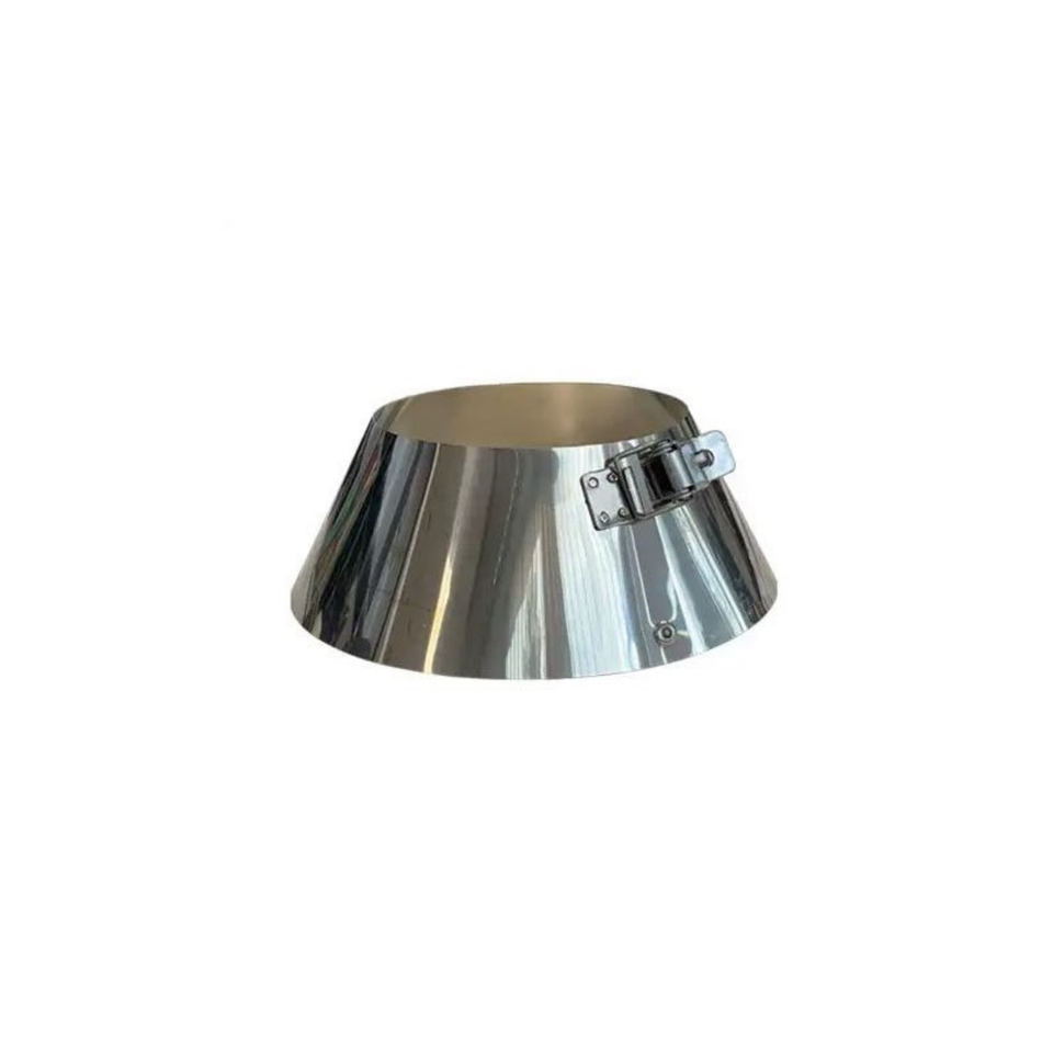 Stormkraag | TBV Dubbelwandig RVS Ø80 mm | TBV Enkelwandig Ø130 mm
