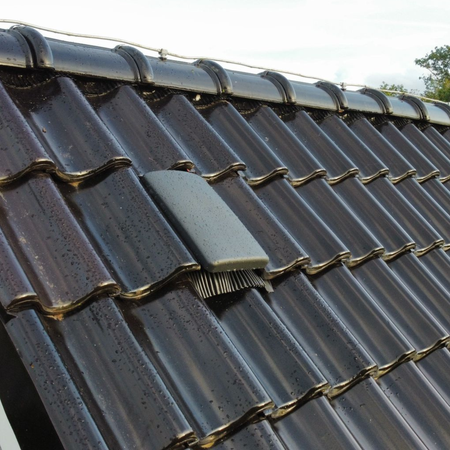 Universele ventilatie pan grijs