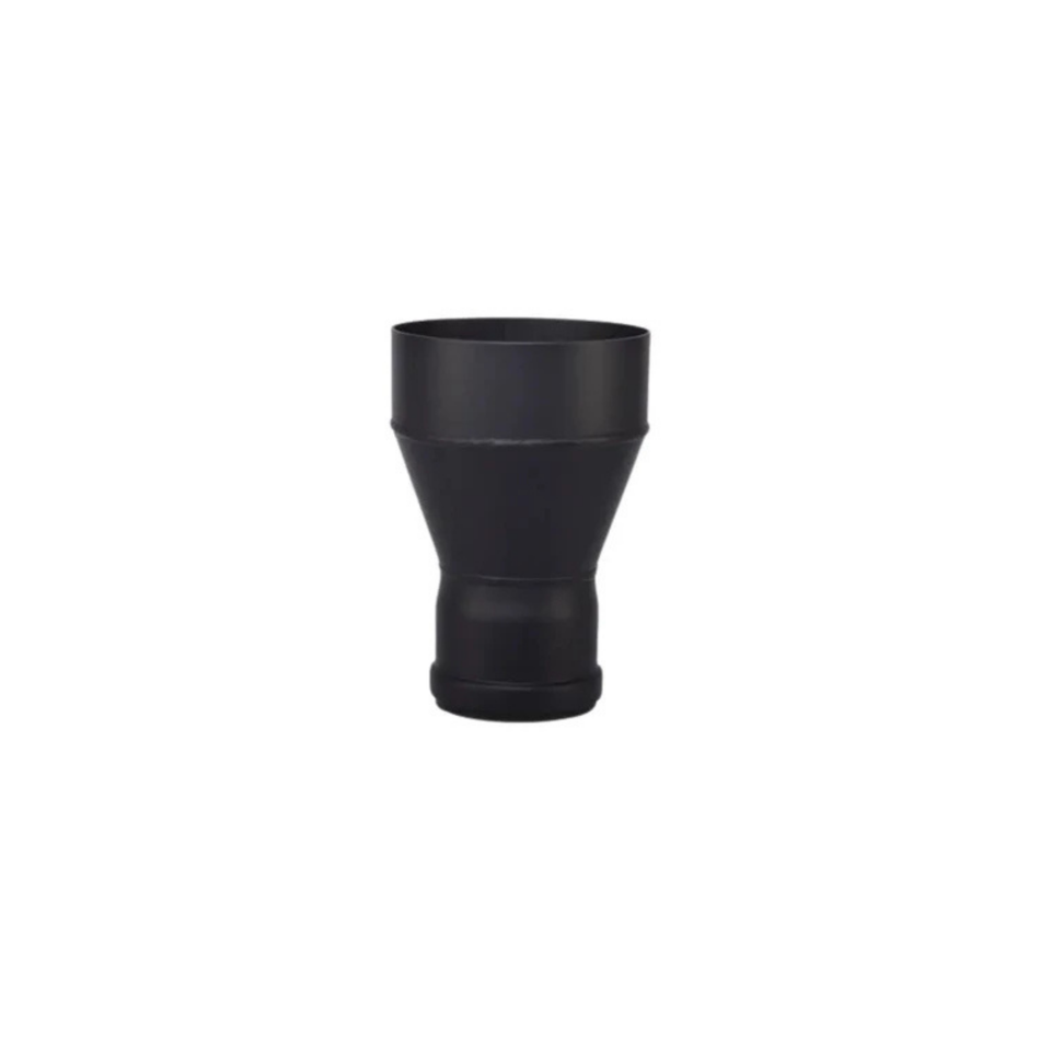 Verloop Ø 80-150 Zwart Pellet Ø80 mm
