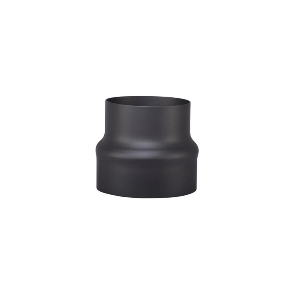 Verloop Boven Ø130-150 mm Zwart Staal 2mm
