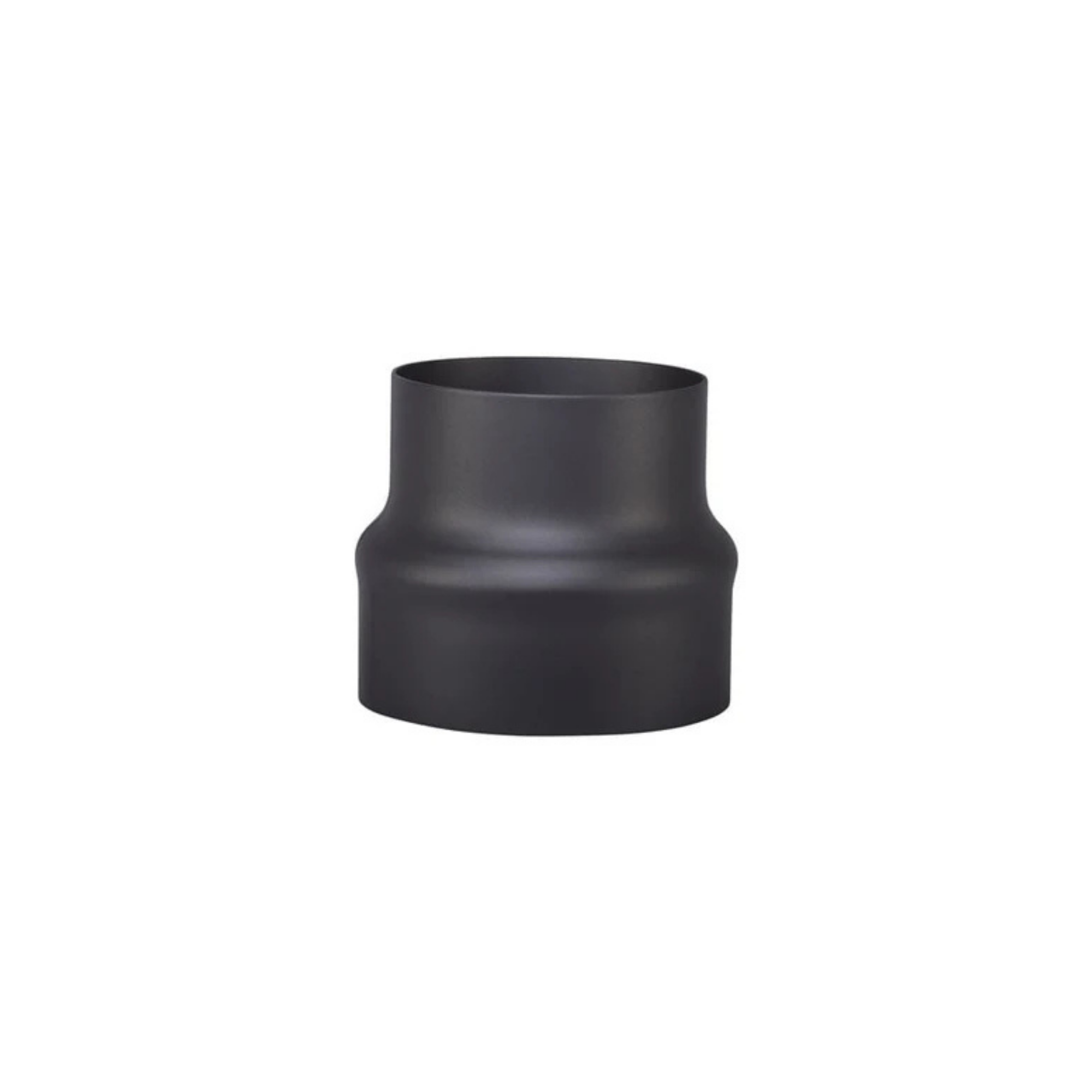 Verloop Boven Ø130-150 mm Zwart Staal 2mm
