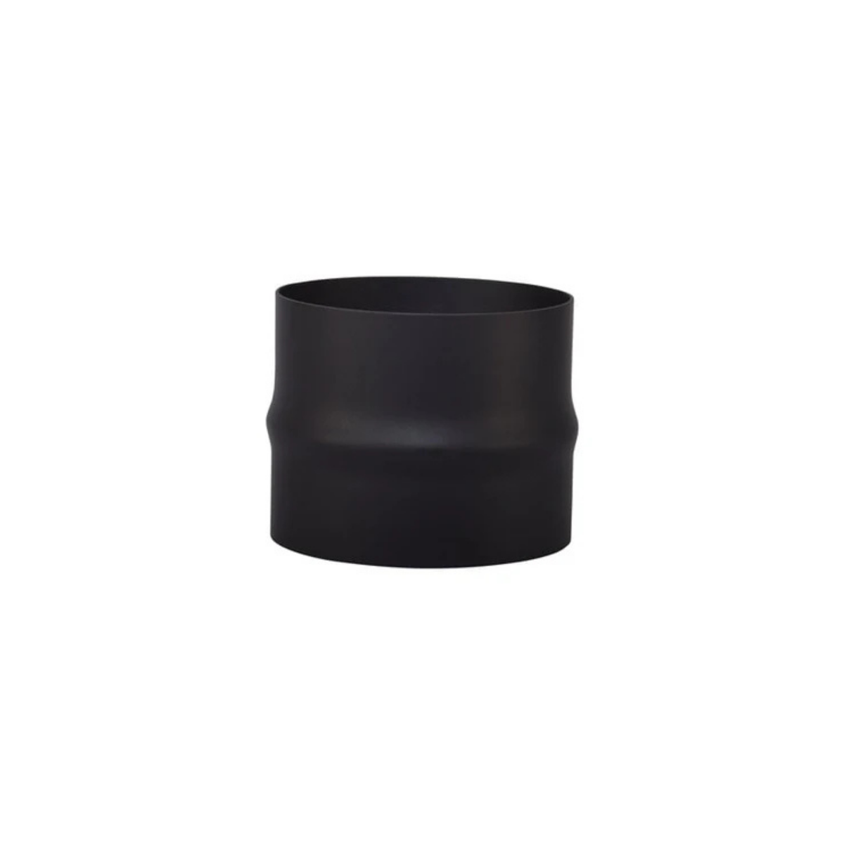 Verloop Boven Ø150-160 mm Zwart Staal 2mm
