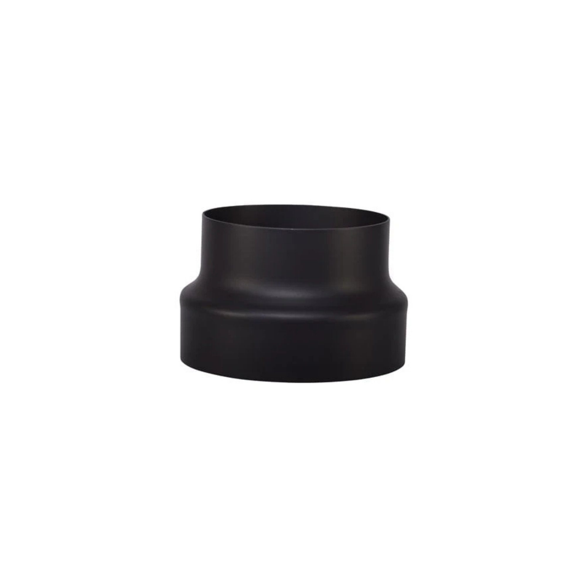 Verloop Boven Ø160-200 mm Zwart Staal 2mm
