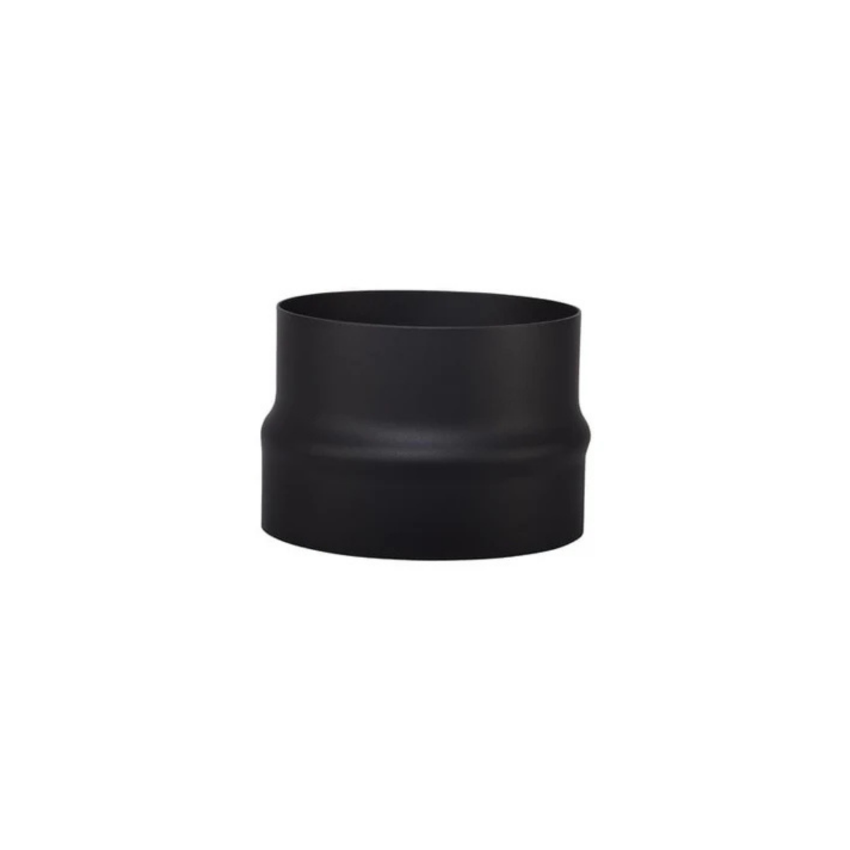Verloop Boven Ø180-200 mm Zwart Staal 2mm

