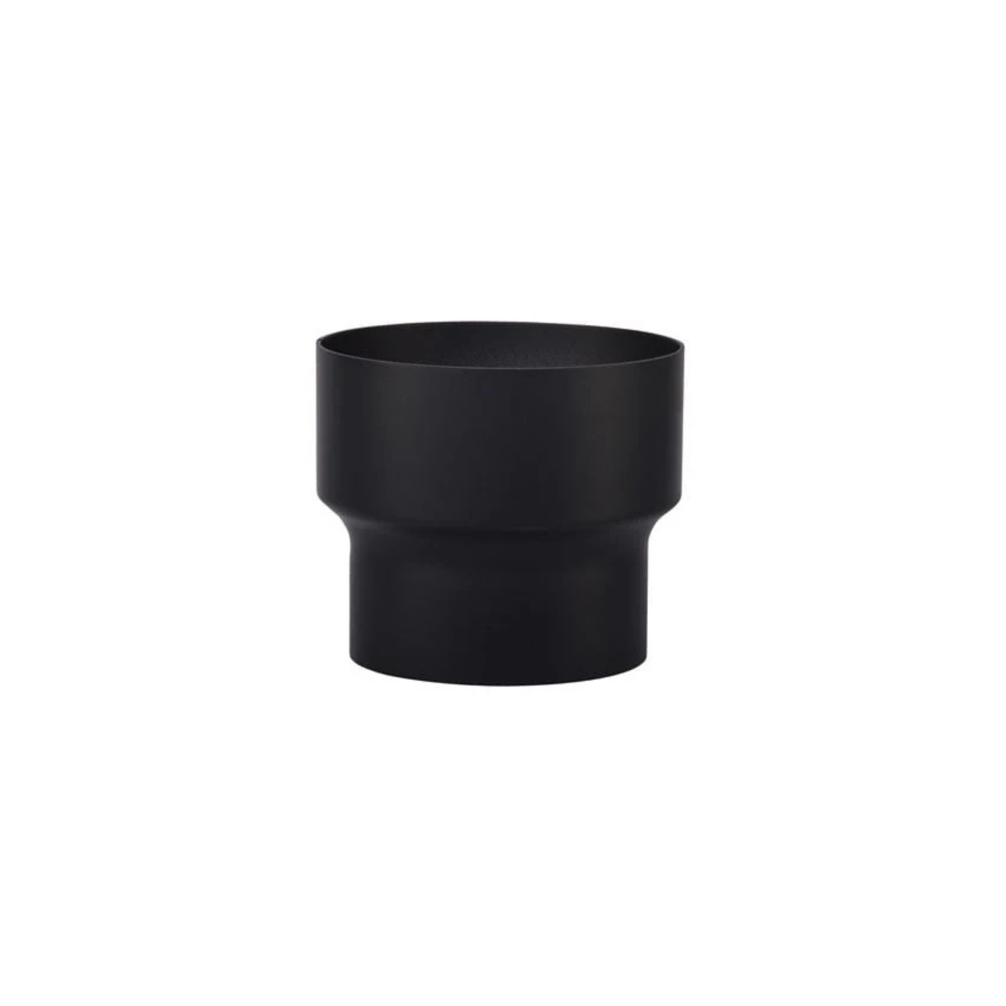Verloop Onder Ø140-120 mm Zwart Staal 2mm
