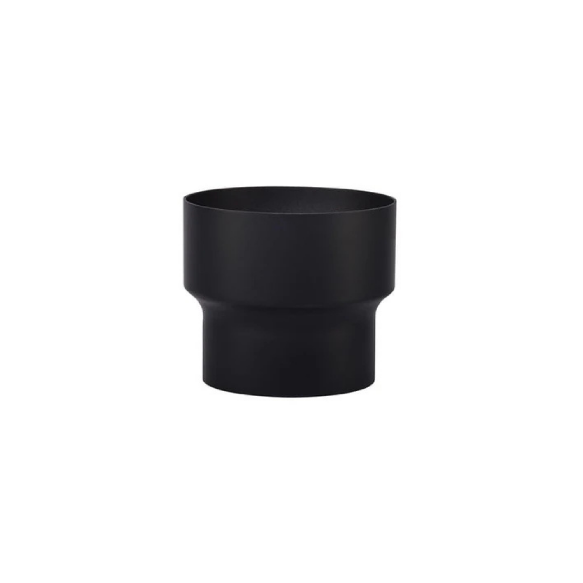 Verloop Onder Ø150-120 mm Zwart Staal 2mm