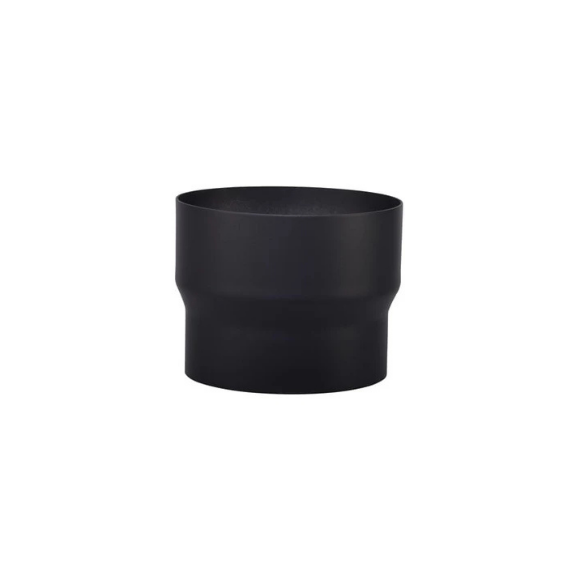 Verloop Onder Ø160-150 mm Zwart Staal 2mm
